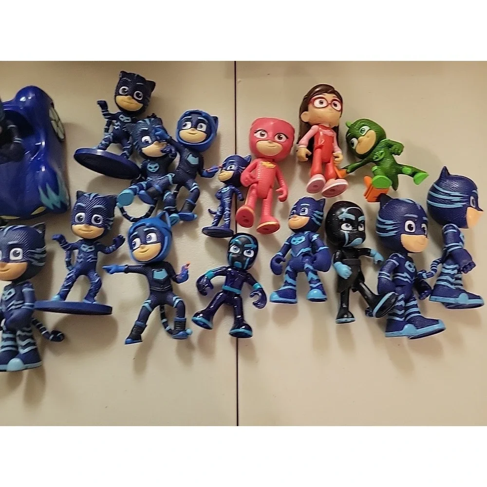 PJ‎ Masks Toys Vehicle Figures gecko Catboy Owlette mixed lot